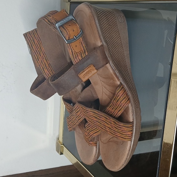 Keen skyline wedge open toed sandals size 7 - Picture 2 of 14